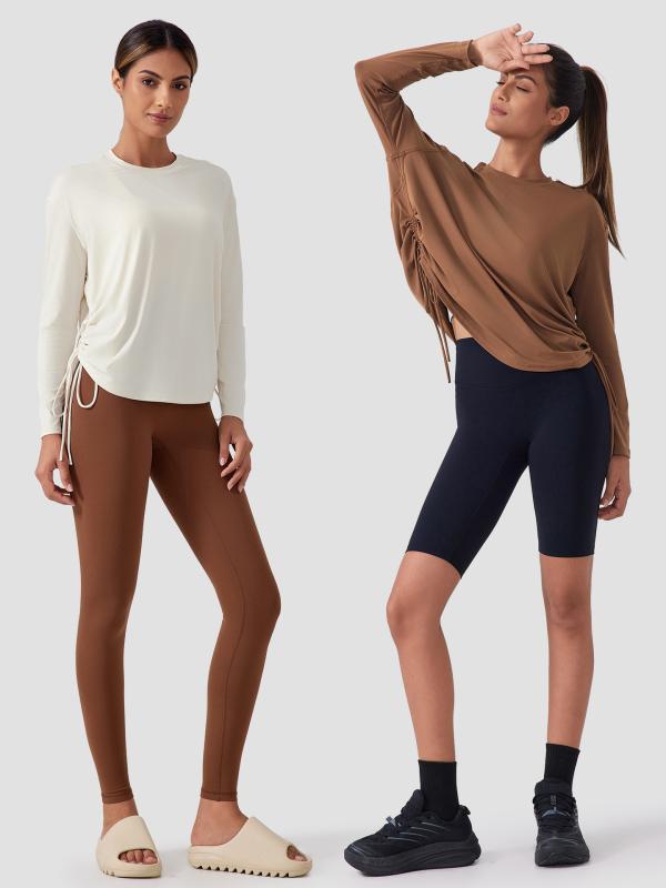 ヨガウェア レディース 運動着 トップス 速乾性 ストレッチ トレーニングウェア ランニングウェア スポ..