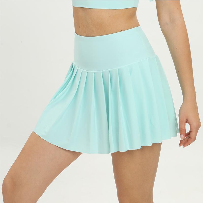 テニスウェア レディース スカート ゴルフウェア スポーツスカート バドミントン ランニング トレーニング プリーツスカート 吸湿速乾 伸縮性 接触冷感 ブラック ホワイト レッド グリーン ピンク ブルー ベージュ S M L XL XXL