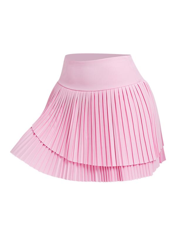 スカート レディース スポーツスカート インナー付き テニス ゴルフウェア プリーツスカート 吸湿速乾 伸縮性 ミニスカート ヨガウェア アウトドア 春夏秋冬 白 黒 ピンク
