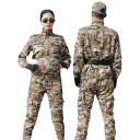 迷彩服 男性用 春秋夏 迷彩柄 通気性 耐摩耗性 吸湿速乾 作業服 上下セット 帽子付き アウトドア 登山 野営2