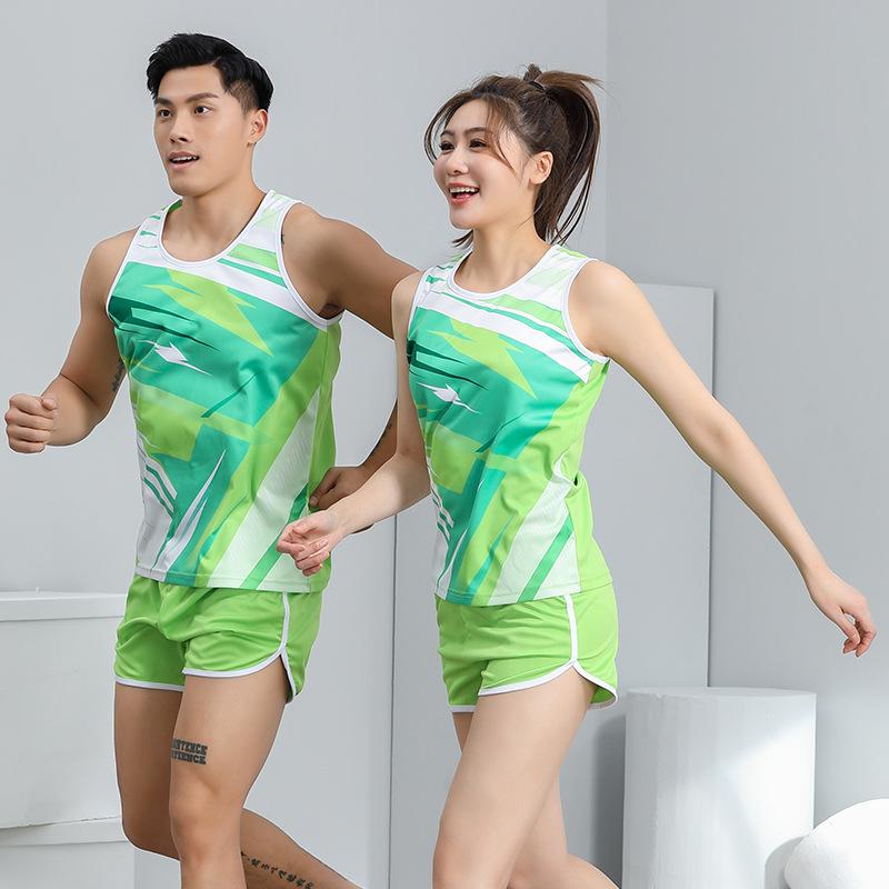 スポーツウェア キッズ 子供用 男子 女子 陸上競技 ランニング トレーニングウェア ノースリーブ マラソン 運動会 体育着 ポリエステル 吸湿速乾2