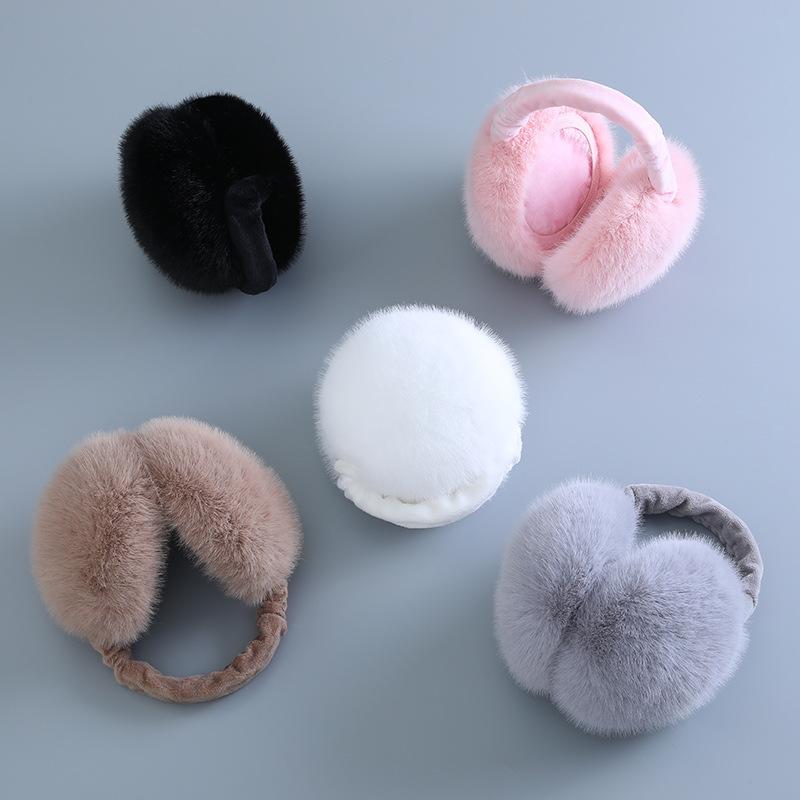 イヤーマフ レディース 秋冬 耳あて ふわふわ かわいい 防寒 学生 女性用 イヤーウォーマー ピンク系 グレー あったか 通勤 通学2