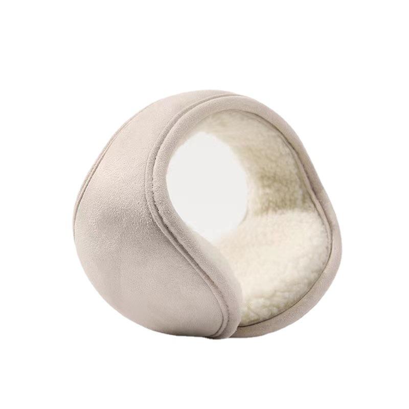 イヤーマフ 男性用 秋冬 スエード調 耳当て 防寒 折りたたみ式 スポーツ アウトドア 普段使い