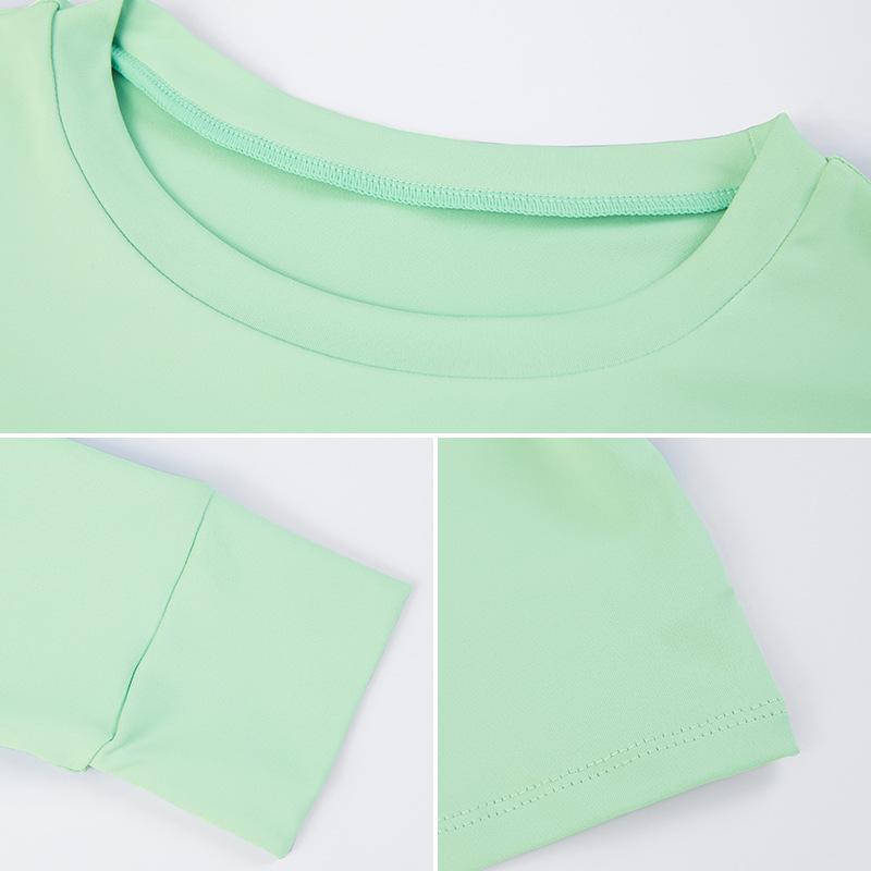 ヨガウェア レディース Tシャツ 長袖 トレーニング トップス 速乾 スポーツウェア フィットネス ランニ..