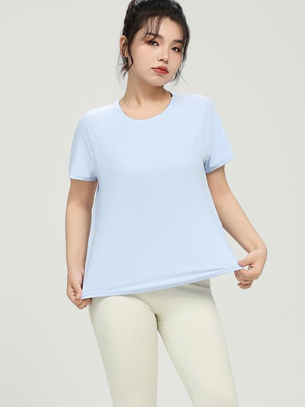 Tシャツ レディース 大きいサイズ ランニング ヨガウェア トレーニングウェア トップス 吸湿速乾 伸縮..