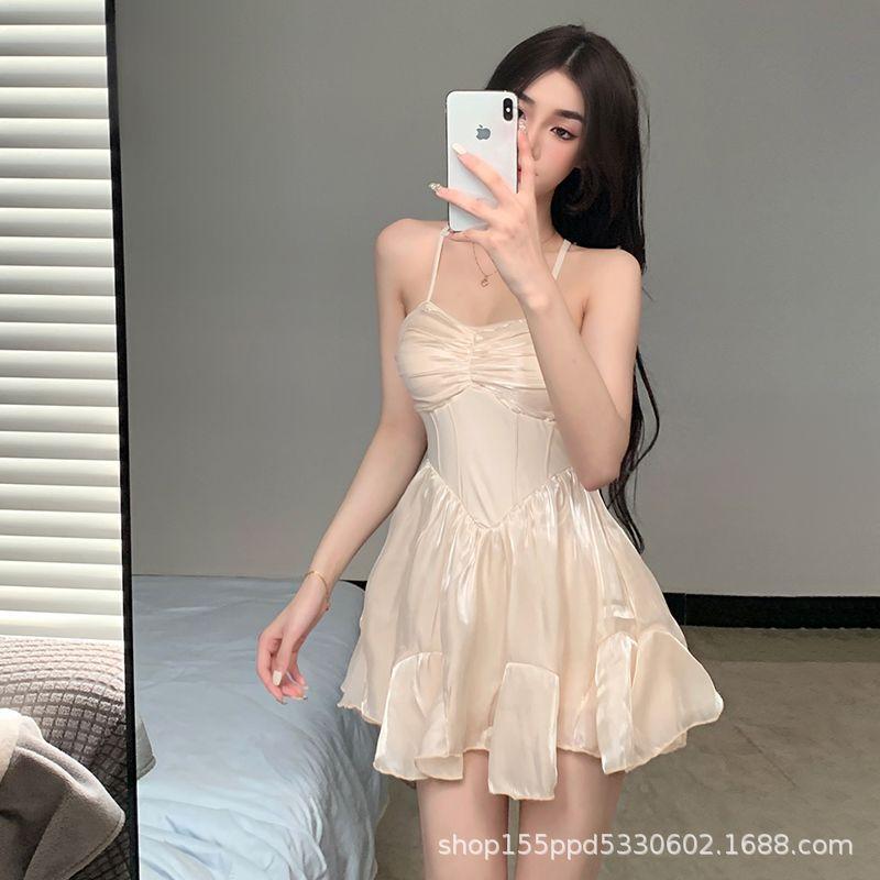 水着 レディース ワンピース水着 体型カバー 温泉 リゾート 高級感 セクシー 女性用 ミルクシルク ポリ..