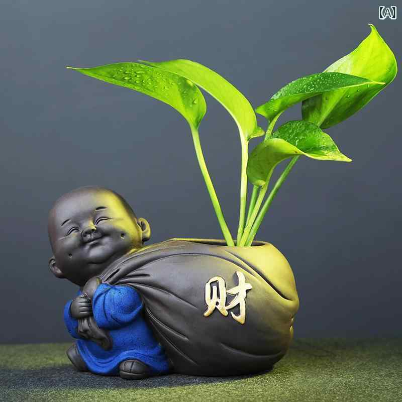 花瓶 水栽培容器 陶器製 卓上式 壁掛け式 吊り下げ式 鉢植え 観葉植物 植木鉢 おしゃれ かわいい レト..