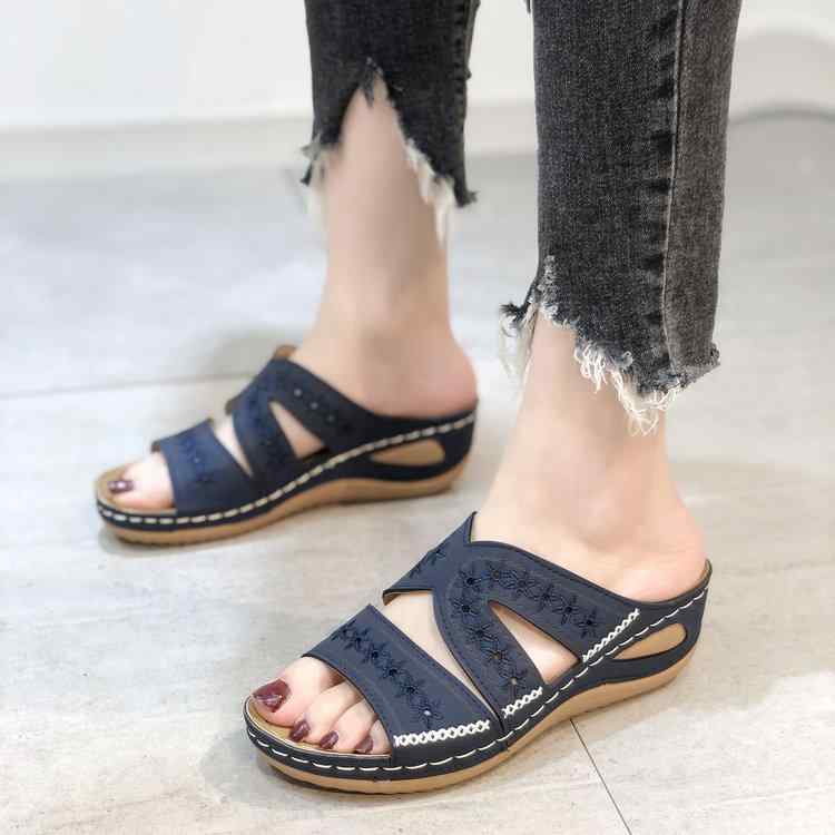 サンダル レディース 厚底 涼しい 快適 疲れにくい 歩きやすい スリッパ サンダル 魚口サンダル 軽量 ..