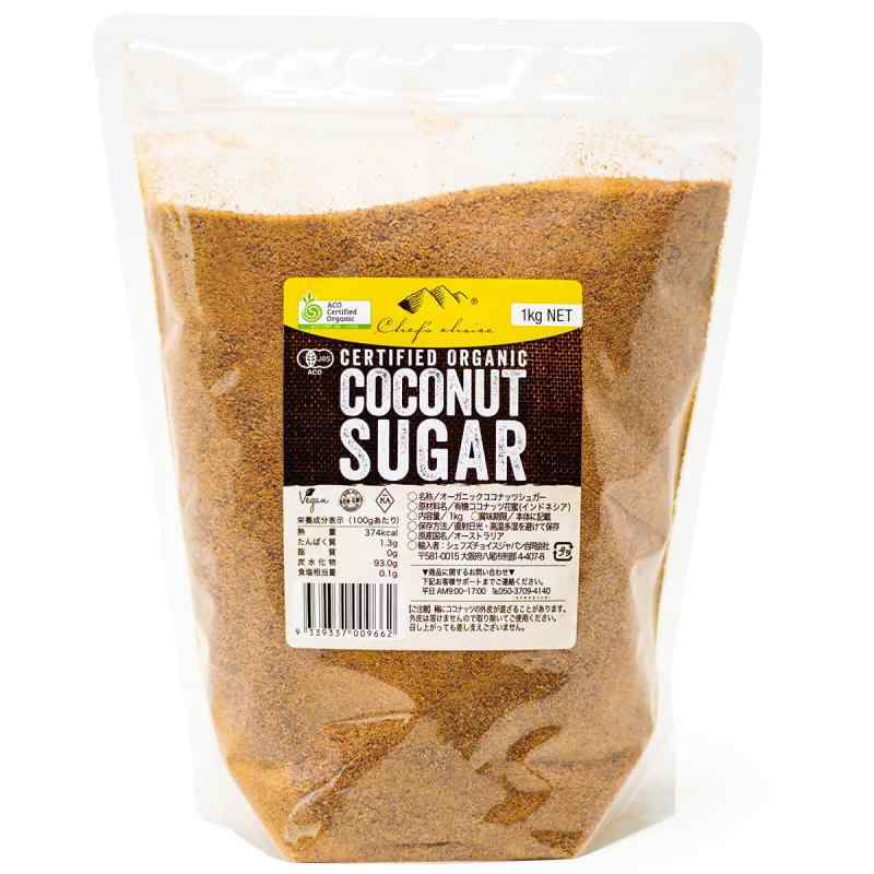 シェフズチョイス オーガニック ココナッツシュガー 有機JAS BRC Kosher Organic Coconut Sugar