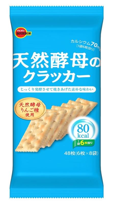 樂天商城 - ブルボン 天然酵母のクラッカー 48枚×6袋