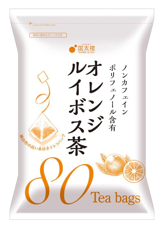 樂天商城 - 国太楼 オレンジルイボス茶 ティーバッグ 80P ×2個