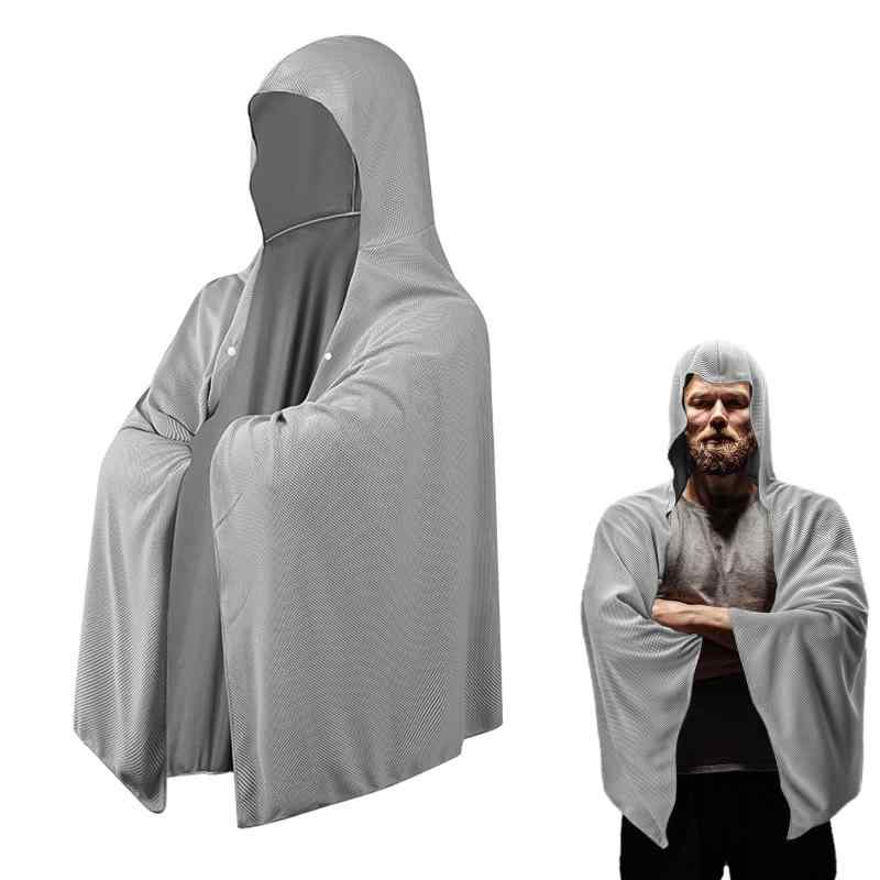 yowodana 冷感ポンチョ 冷感タオル 冷感タオル素材 冷却 クールタオル 暑さ対策グッズ 熱中症対策 冷感ストール UV対策 軽量 吸水速乾 洗濯OK 通勤 アウトドア 日常生活 旅行 男女兼用