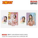 2種SET [HOLOGRAM PHOTO CARD] aespa Oh! Caendy Pocket Part.2 OFFICIAL MD 送料無料 SM エスパ グッズ