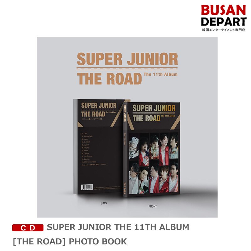 SUPER JUNIOR THE 11TH ALBUM THE ROAD PHOTO BOOK 送料無料 SM super junior スーパージュニア スジュ