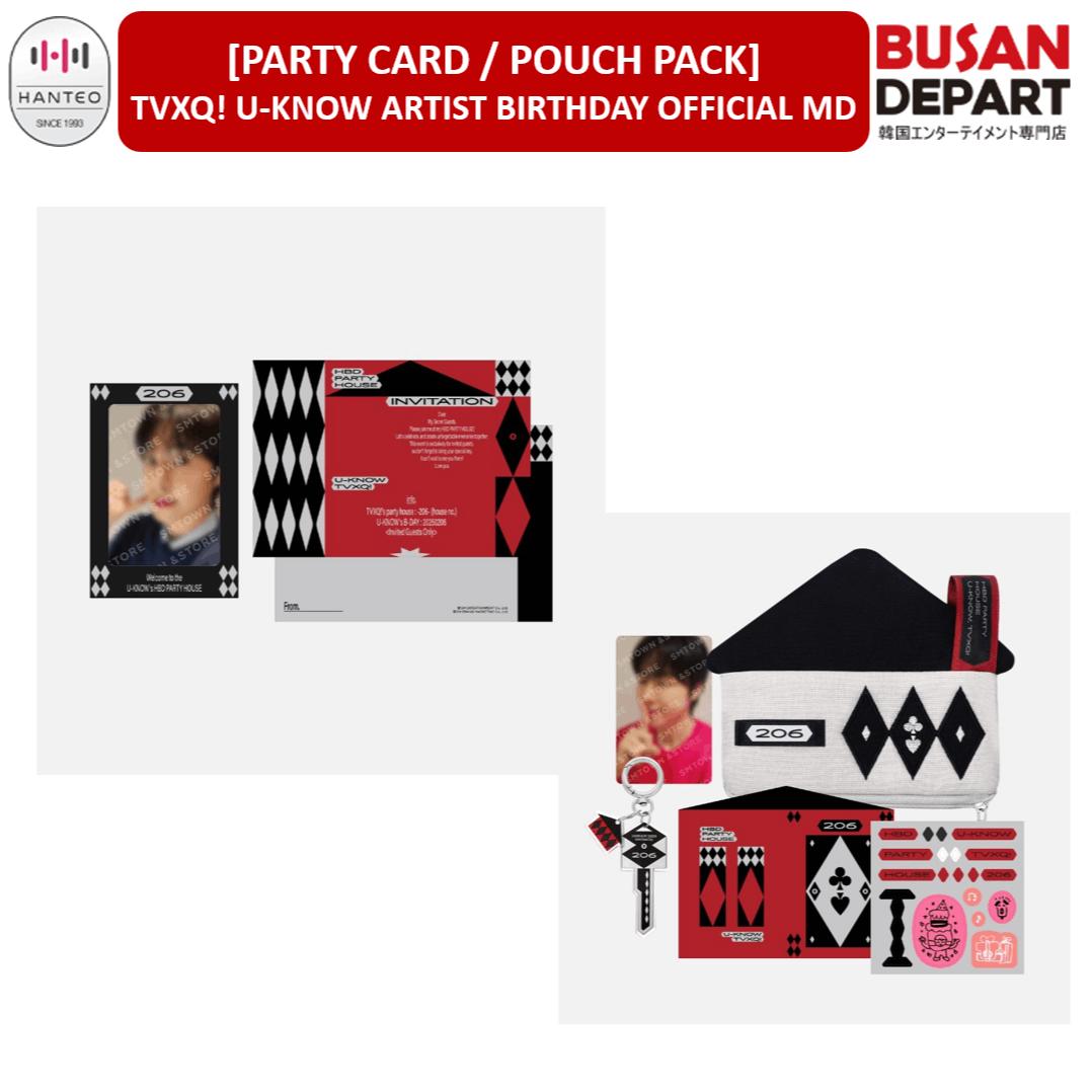 [PARTY CARD / POUCH PACK] TVXQ! U-KNOW ARTIST BIRTHDAY OFFICIAL MD 公式グッズ 誕生日 送料無料のサムネイル
