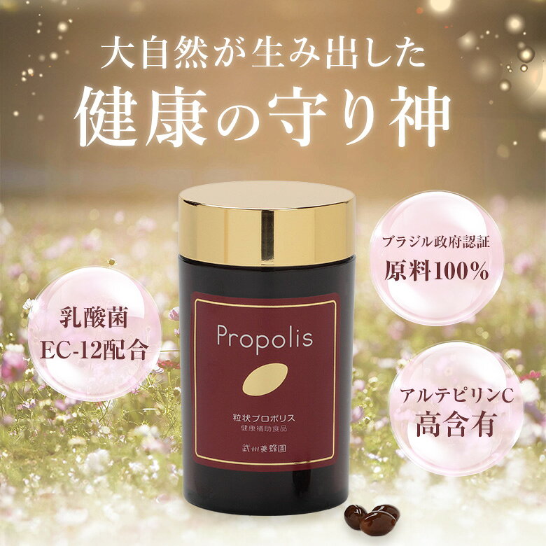 粒状プロポリス 200粒×2個 アルテピリンC 4000mg ブラジル 健康 ビタミン ミネラル 乳酸菌 のど 喉 良質 天然素材 栄養 カプセル 粒状 プロポリス サプリメント フラボノイド ポリフェノール 健康補助食品 女性 グリーン アレクリン系 ユーカリ系 bushu38-10002056 武州養蜂園 楽天市場店 サンプル画像2