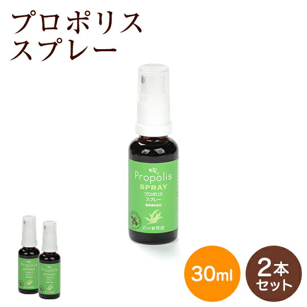 【送料無料】プロポリス スプレー 2本セット 健康 ビタミン ミネラル 武州養蜂園 【ギフト プレゼント プロポリススプレー かりん はちみつ 蜂蜜 ハチミツ カンゾウエキス キキョウエキス 天然由来 ハッカ油 ボイスケア 乾燥 のどケア 喉ケア】