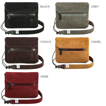 アッソブ AS2OV サコッシュ サコッシュバッグ メンズ 091753 / WATER PROOF SUEDE ショルダーバッグ 斜めがけバッグ ミニ 小さい 小さめ 防水 撥水 ブランド