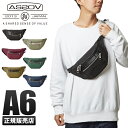 アッソブ バッグ メンズ 【最大36倍｜5/5限定】アッソブ AS2OV ウエストバッグ メンズ 091705 / Shrink Nylon シュリンクナイロン ファニーパック 斜めがけバッグ ミニ 小さい 小さめ 横型 ブランド ブラック cpn10【在庫限り】