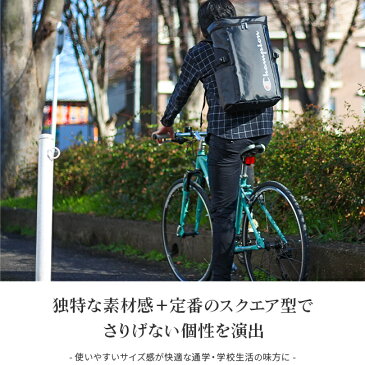 2021年:継続品|チャンピオン リュック 25L メンズ レディース スクエア ボックス型 防水 通学 高校生 男子 女子 女の子 champion 62486