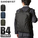 【最大62倍|8/7限定】サンドクヴィスト 3WAY ビジネスバッグ リュック メンズ 薄型 A4 B4 SANDQVIST tyre【在庫限り】