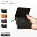 スロウ 二つ折り財布 メンズ 【最大40倍｜4/25限定】SLOW スロウ 財布 二つ折り財布 本革 ミニ財布 ミニウォレット ミニサイフ コードバン レディース herbia so775j