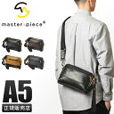 【4H限定豪華プレゼント|7/19 20時~】W特典付き|マスターピース バッグ ショルダーバッグ メンズ ブランド カジュアル おしゃれ 軽量 丈夫 日本製 横型 本革 斜めがけ 小さめ ミニ コンパクト レザー A5 グロスver.3 master-piece gloss 01664-v3 tppr