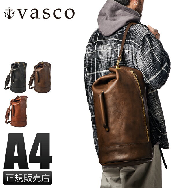 【最大37倍｜6/4 20時～】vasco バッグ ダッフルバッグ ボストンバッグ ボンサック メンズ レザー 本革 日本製 ヴァスコ バスコ オールドオイル vs-200l