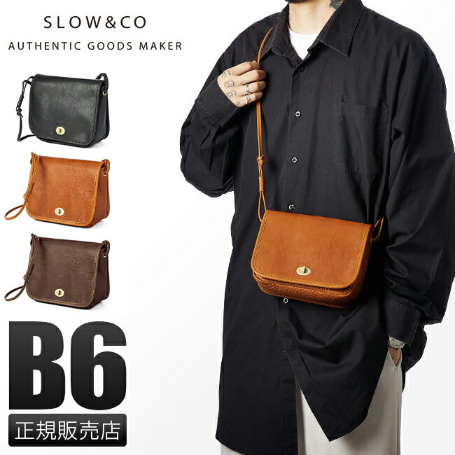 SLOW バッグ メンズ 【最大49倍｜5/15限定】SLOW スロウ バッグ ショルダーバッグ メンズ レディース ブランド ミニ コンパクト レザー 本革 大人 斜めがけ 小さめ 小さい ボーノ bono 49S301K