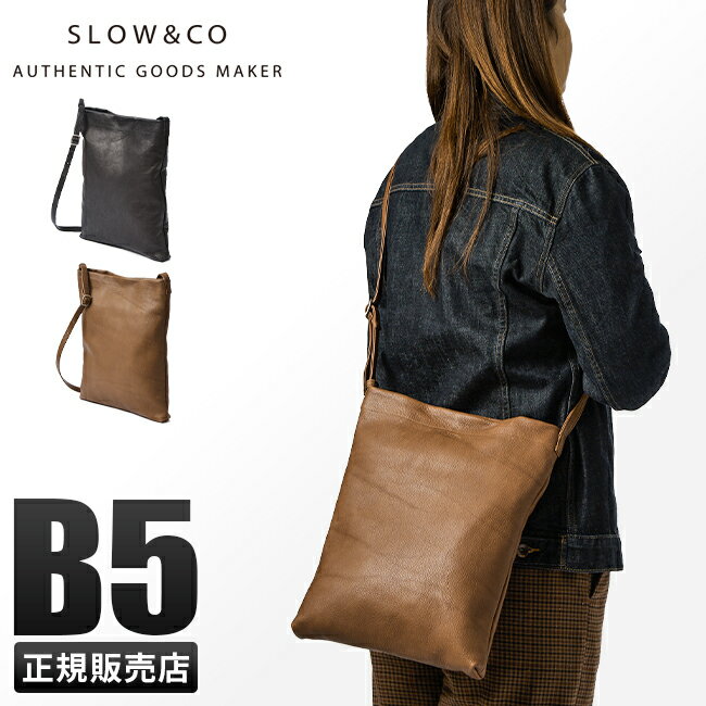 SLOW バッグ メンズ 【最大38倍｜6/4 20時～】SLOW スロウ ショルダーバッグ メンズ レディース ブランド レザー 本革 日本製 斜めがけ フィノ fino 300S169K