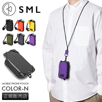 【最大36倍|4/20限定】SML スマホショルダー スマホポーチ ショルダーウォレット コインケース 小銭入れ メンズ レディース ブランド 首掛け 撥水 エスエムエル 6923704