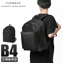 SLOW バッグ メンズ 【最大30倍｜4/20限定】SLOW スロウ バッグ リュック デイパック メンズ レディース ブランド ナイロン バリスティックエアー 大容量 軽量 撥水 日本製 A4 B4 866S02L