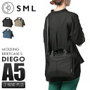 【最大28倍|5/22限定】SML バッグ ショルダーバッグ ビジネスバッグ メンズ レディース ブランド 通勤 斜めがけ 撥水 防水 軽量 2WAY エスエムエル 430001(4)