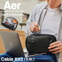 【最大28倍】エアー マルチポーチ Aer Cable Kit 3 ガジェットポーチ トラベルポーチ メンズ ブランド 軽量 防水 小さめ ミニ コンパクト 2.6L テックコレクション 31018