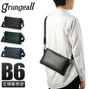【4H限定豪華プレゼント|7/19 20時~】グランジオール ショルダーバッグ メンズ ブランド レザー 本革 撥水 斜めがけバッグ grungeall GR501