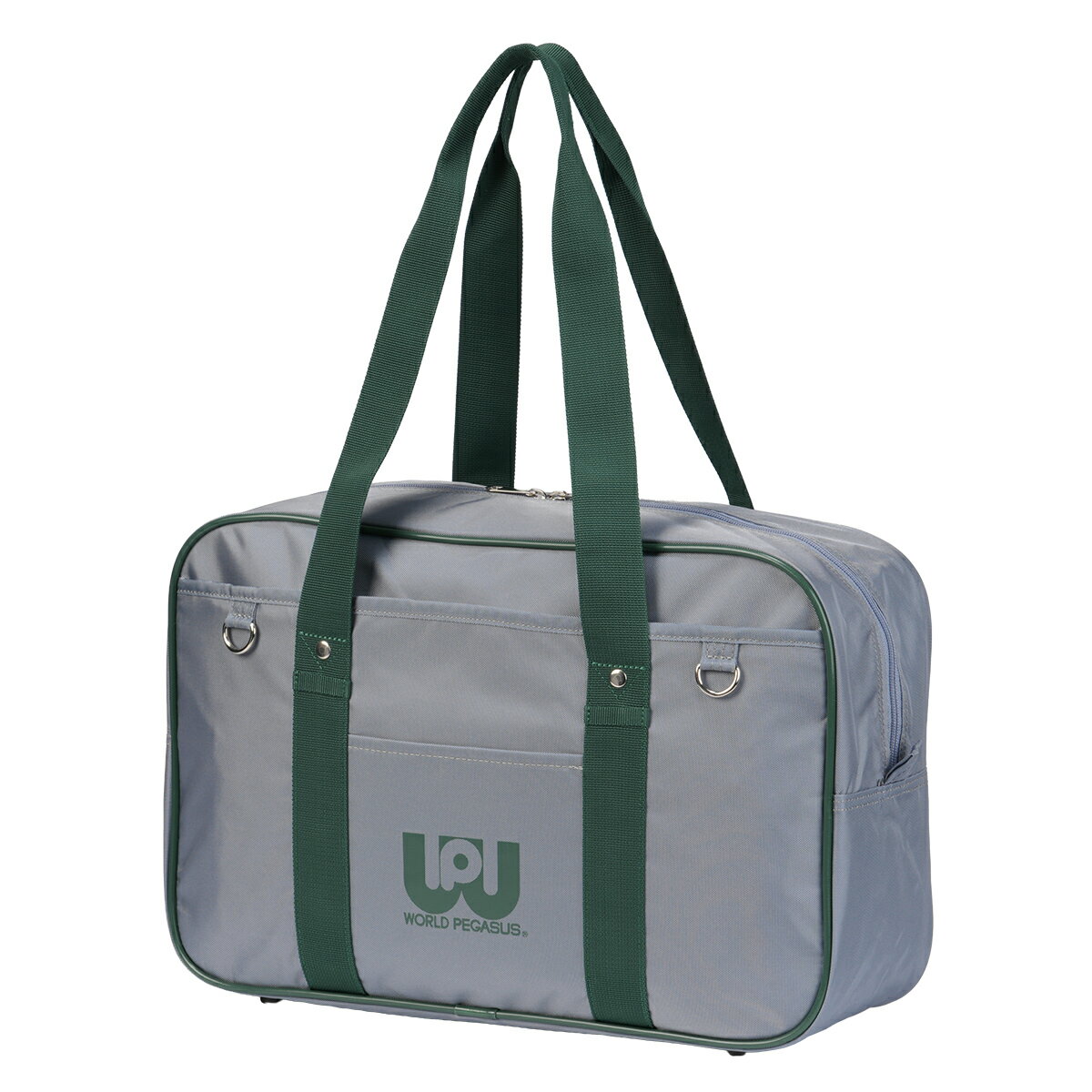 楽天市場】スクールバッグ ワッペ（カラーグレー）の通販