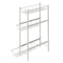 HEIAN SHINDO ランドリーサイドラック ホワイト 幅20×奥行43×高70cm LH-10 平安伸銅工業