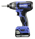 HiKOKI(ハイコーキ) 14.4V コードレス インパクトドライバ 2.0Ah 蓄電池×2個 充電器 ケース付 FWH14DF(2BG) ブルー