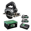 HiKOKI(ハイコーキ) 10.8V 充電式 丸のこ C1205DA 125mm ストロングブラック 軽量2.2kg 蓄電池2個・充電器・ケース付 C1205...