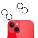 KPNS いPhone 14 / iPhone 14 Plus カメラ保護【2枚セット】 日本素材製 強化ガラスアイフォン 14 / 14 プラス カメラフィルム iPhone14 / iPhone14Plusレンズ カバー 保護フィルム