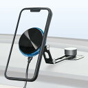 セイワ(SEIWA) 車内用品 スマホホルダー マグネット無線充電スマホホルダー 貼付タイプ IMP220 ワイヤレス充電 7.5W マグセーフ対応 マグネット...