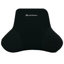 ボンフォーム(BONFORM) シートクッション ファイテンリュクス 腰当て サイズ:430×320×115mm カラー:ブラック アクアチタン使用 低反発 疲...