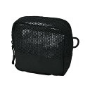 KiU キウ トラベルメッシュスクエアポーチ TRAVEL MESH SQUARE POUCH メンズ レディース 男女兼用 メッシュポーチ コスメポーチ ガジェットポーチ 軽量 通気性 出張 旅行 トラベル ブラック K369-900