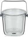 THERMOS(サーモス) 二重アイスペール クリアー TPE-1300 本体:飽和ポリエステル樹脂 ハンドル:ステンレス鋼 中国 PAIBZ01