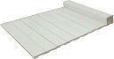 ミエ産業 折りたたみ式 コンパクト 風呂ふた 製品サイズ(約)70×131.5cm ホワイト (本体)防汚加工 (軟質) Ag抗菌加工 防カビ加工