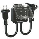 Sibling コンセントタイマー 防雨型 屋外用 ボタン式デジタルタイマー プログラムタイマー 時間設定 デジタル式 ボタン式 コンセント タイマー 九格ボタ...