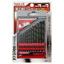 ナチ(NACHI) 丸軸 鉄工用ドリル 13本セット プラスチックケース入り アソート 鉄工ドリル NDS-13