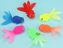縁日すくい やわらか ミニ金魚(約40mm) 100個入り / お楽しみグッズ(紙風船)付きセット