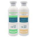 ラファンシーズ トリートメントシャンプー&リンス NK-12 NK-22 各400mlセット ふんわりボリュームアップ 犬猫 弱酸性 オイルフリー 特殊タン白質...