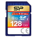 シリコンパワー SDXCカード 128GB Class10 UHS-1対応 最大読込速度85MB/s 防水 Elite SP128GBSDXAU1V10